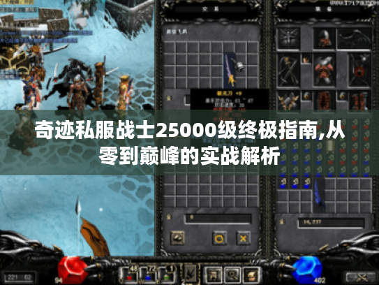 奇迹私服战士25000级终极指南,从零到巅峰的实战解析 奇迹私服战士25000级终极指南,从零到巅峰的实战解析