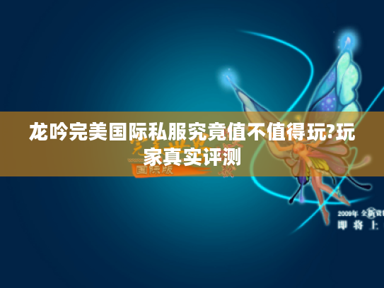 龙吟完美国际私服究竟值不值得玩?玩家真实评测