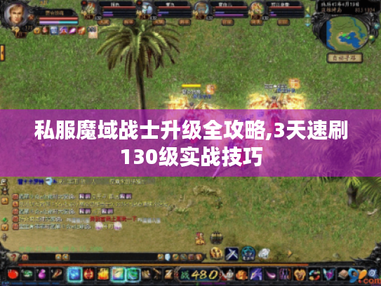 私服魔域战士升级全攻略,3天速刷130级实战技巧