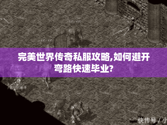 完美世界传奇私服攻略,如何避开弯路快速毕业?