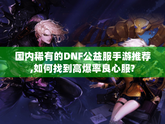 国内稀有的DNF公益服手游推荐,如何找到高爆率良心服?