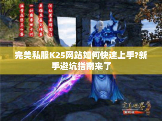 完美私服K25网站如何快速上手?新手避坑指南来了
