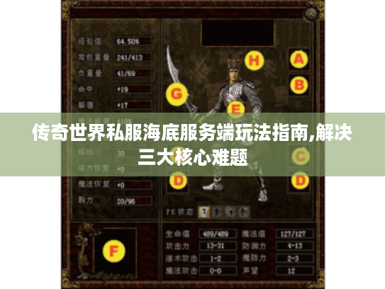 传奇世界私服海底服务端玩法指南,解决三大核心难题