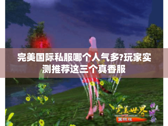 完美国际私服哪个人气多?玩家实测推荐这三个真香服
