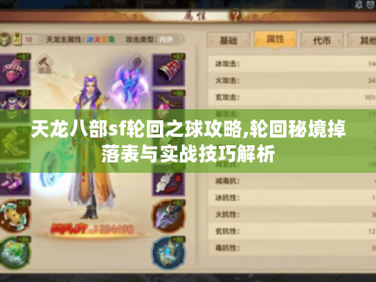 天龙八部sf轮回之球攻略,轮回秘境掉落表与实战技巧解析