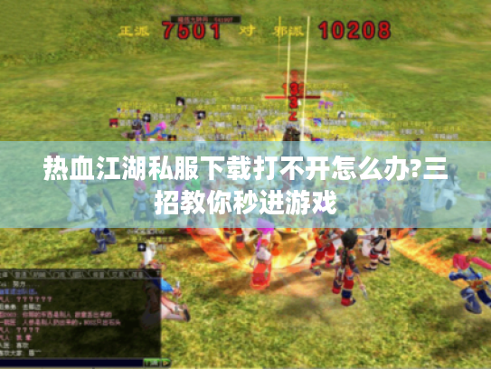 热血江湖私服下载打不开怎么办?三招教你秒进游戏
