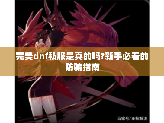 完美dnf私服是真的吗?新手必看的防骗指南