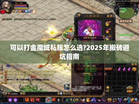 可以打金魔域私服怎么选?2025年搬砖避坑指南