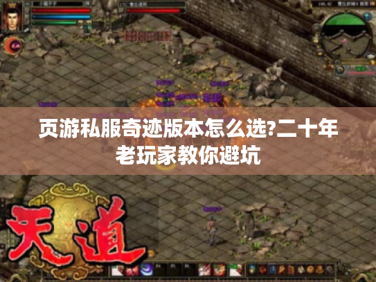 页游私服奇迹版本怎么选?二十年老玩家教你避坑 页游私服奇迹版本怎么选?二十年老玩家教你避坑