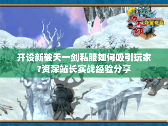 开设新破天一剑私服如何吸引玩家?资深站长实战经验分享