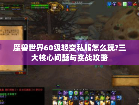 魔兽世界60级轻变私服怎么玩?三大核心问题与实战攻略