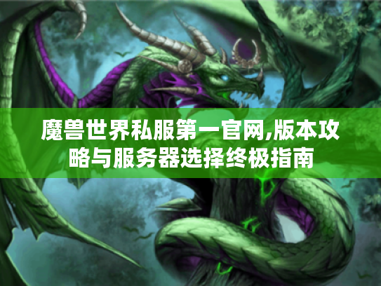 魔兽世界私服第一官网,版本攻略与服务器选择终极指南 魔兽世界私服第一官网,版本攻略与服务器选择终极指南