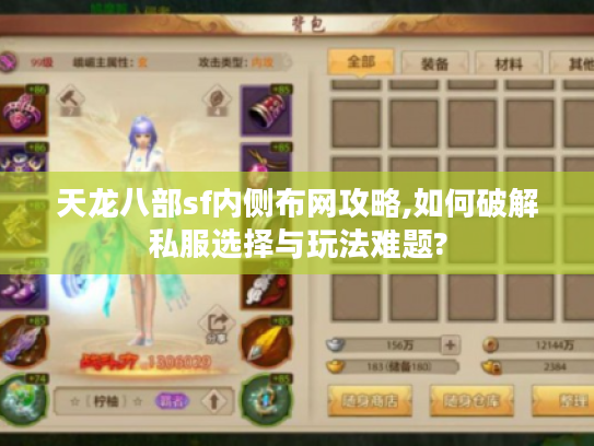天龙八部sf内侧布网攻略,如何破解私服选择与玩法难题?