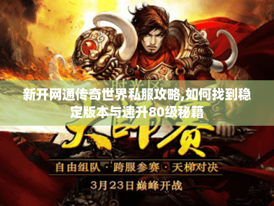 新开网通传奇世界私服攻略,如何找到稳定版本与速升80级秘籍