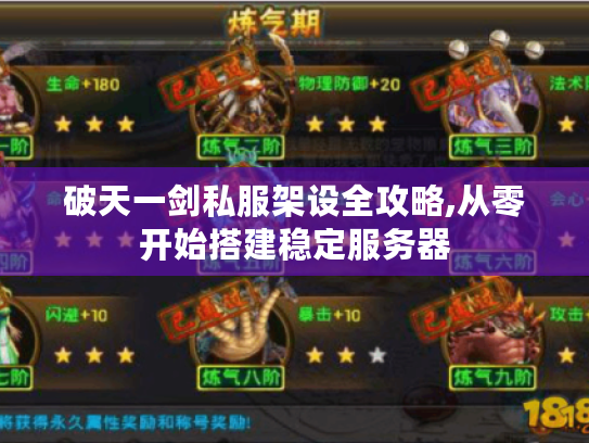 破天一剑私服架设全攻略,从零开始搭建稳定服务器