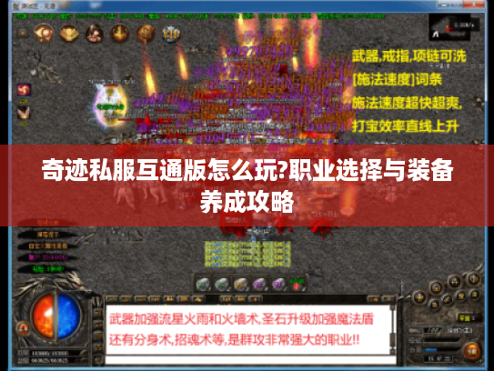 奇迹私服互通版怎么玩?职业选择与装备养成攻略 奇迹私服互通版怎么玩?职业选择与装备养成攻略