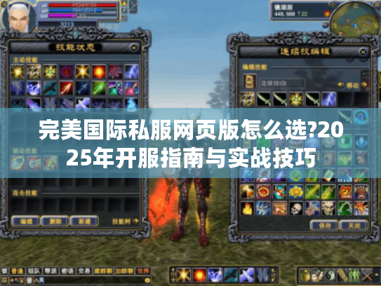 完美国际私服网页版怎么选?2025年开服指南与实战技巧