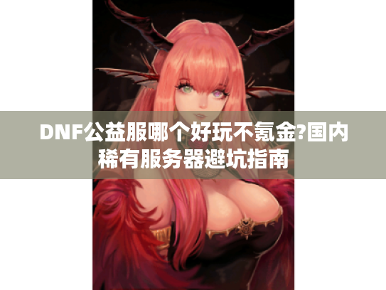 DNF公益服哪个好玩不氪金?国内稀有服务器避坑指南