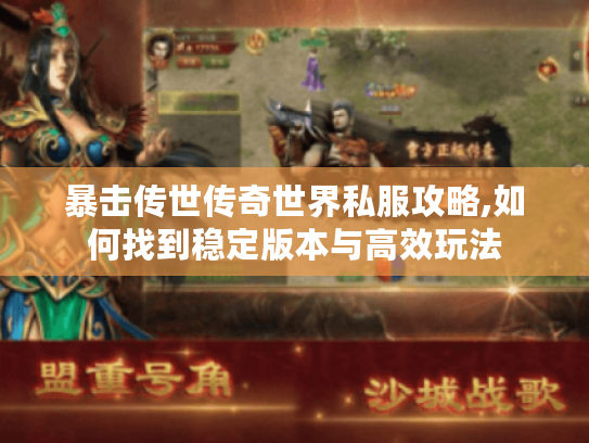 暴击传世传奇世界私服攻略,如何找到稳定版本与高效玩法
