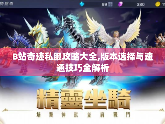 B站奇迹私服攻略大全,版本选择与速通技巧全解析