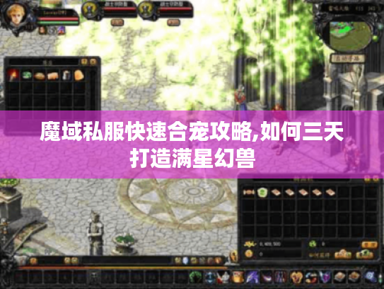 魔域私服快速合宠攻略,如何三天打造满星幻兽