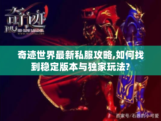 奇迹世界最新私服攻略,如何找到稳定版本与独家玩法?