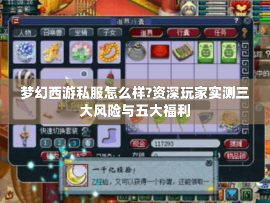 梦幻西游私服怎么样?资深玩家实测三大风险与五大福利