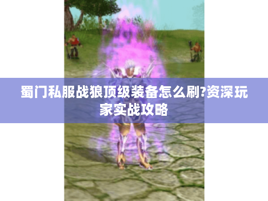 蜀门私服战狼顶级装备怎么刷?资深玩家实战攻略