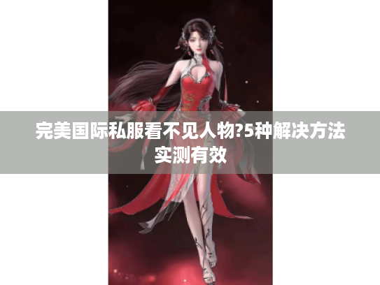 完美国际私服看不见人物?5种解决方法实测有效