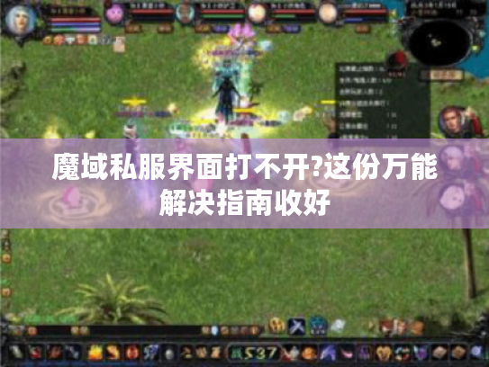 魔域私服界面打不开?这份万能解决指南收好