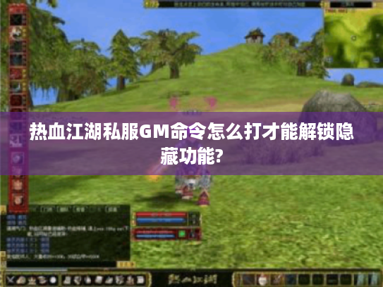 热血江湖私服GM命令怎么打才能解锁隐藏功能?