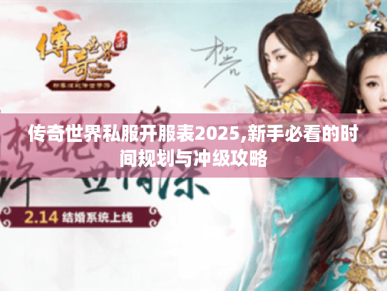 传奇世界私服开服表2025,新手必看的时间规划与冲级攻略