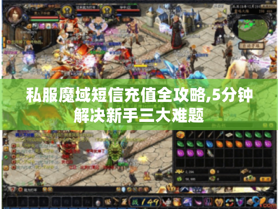 私服魔域短信充值全攻略,5分钟解决新手三大难题