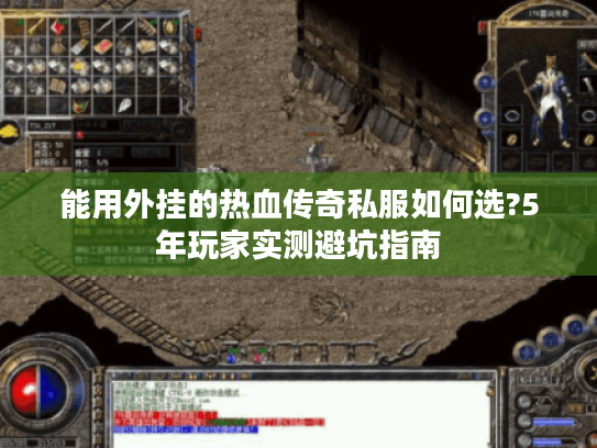 能用外挂的热血传奇私服如何选?5年玩家实测避坑指南