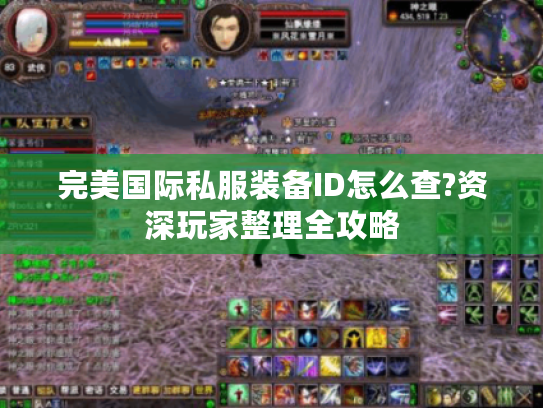完美国际私服装备ID怎么查?资深玩家整理全攻略