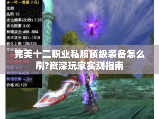 完美十二职业私服顶级装备怎么刷?资深玩家实测指南 完美十二职业私服顶级装备怎么刷?资深玩家实测指南