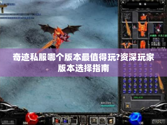 奇迹私服哪个版本最值得玩?资深玩家版本选择指南