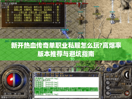 新开热血传奇单职业私服怎么玩?高爆率版本推荐与避坑指南