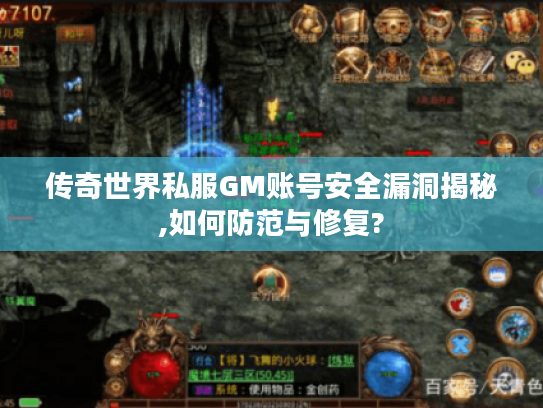 传奇世界私服GM账号安全漏洞揭秘,如何防范与修复?