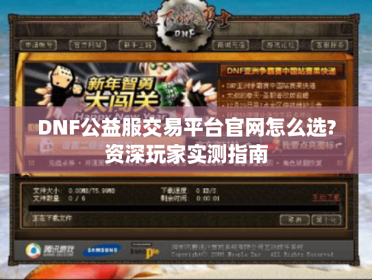 DNF公益服交易平台官网怎么选?资深玩家实测指南