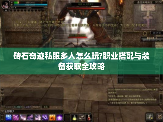 砖石奇迹私服多人怎么玩?职业搭配与装备获取全攻略