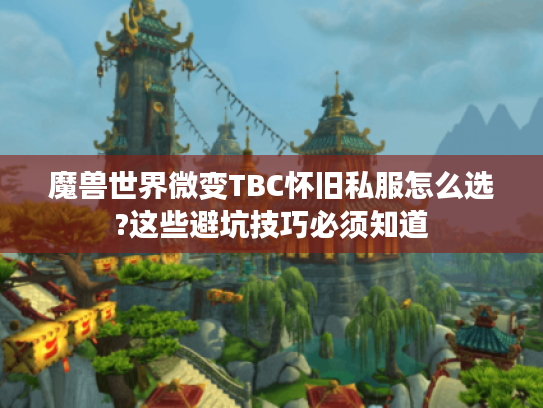 魔兽世界微变TBC怀旧私服怎么选?这些避坑技巧必须知道