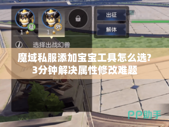 魔域私服添加宝宝工具怎么选?3分钟解决属性修改难题