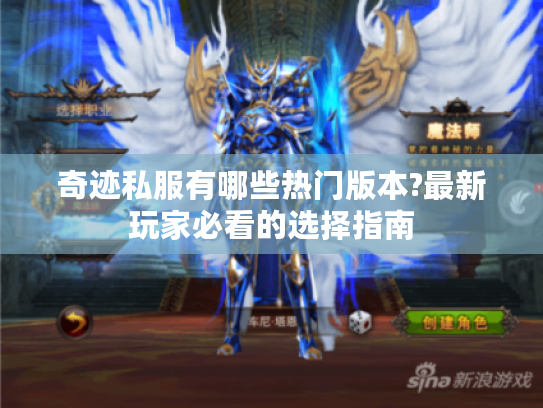 奇迹私服有哪些热门版本?最新玩家必看的选择指南