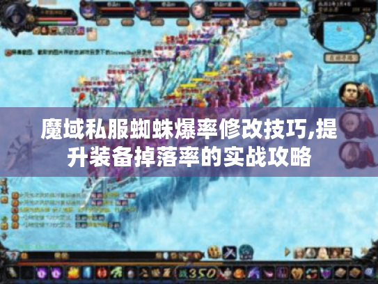 魔域私服蜘蛛爆率修改技巧,提升装备掉落率的实战攻略