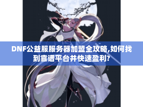 DNF公益服服务器加盟全攻略,如何找到靠谱平台并快速盈利? DNF公益服服务器加盟全攻略,如何找到靠谱平台并快速盈利?