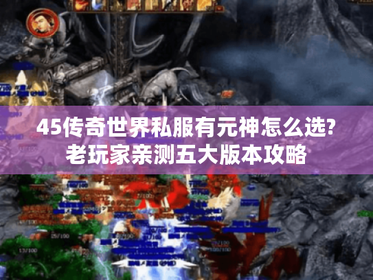 45传奇世界私服有元神怎么选?老玩家亲测五大版本攻略
