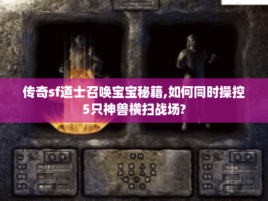 传奇sf道士召唤宝宝秘籍,如何同时操控5只神兽横扫战场?