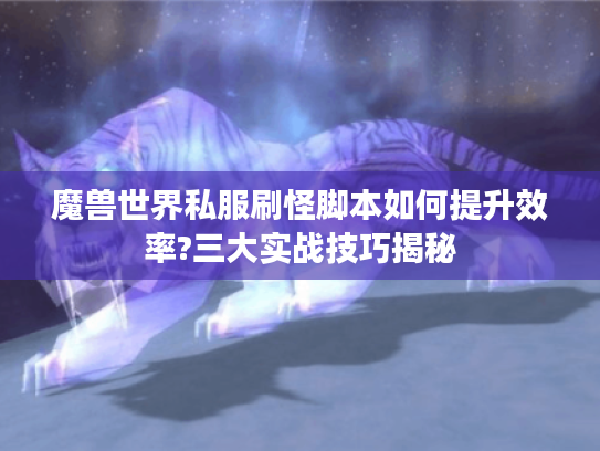 魔兽世界私服刷怪脚本如何提升效率?三大实战技巧揭秘