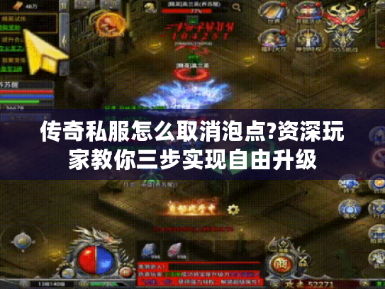 传奇私服怎么取消泡点?资深玩家教你三步实现自由升级
